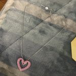 Swavorski Swarovski sublima Pink Crystal Rhodium-plated Necklace big heart swan pendant Photo 3