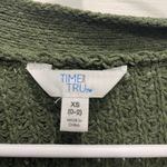 Time & Tru Long Green Cardigan  Photo 1