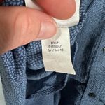 Eddie Bauer Womens XL Blue Dot Print Classic Fit Long Sleeve Button Up Shirt Photo 8