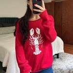Red Lobster Sweater Size XS Photo 0