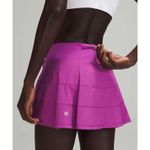 Lululemon 14 Tall Pace Rival Skirt 4-way Stretch 15" Dark Prism Bright Hot Pink Photo 0