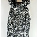 Marc Jacobs Womens Dress Black Mini Off The Shoulder Sheath Abstract Bow Small Photo 1