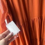 1. State  Burnt Orange Flowy Dress NWT Photo 3