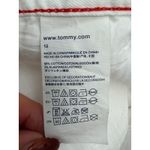 Tommy Hilfiger  White Denim Skirt Size 12 Classic Stretch Pencil Skirt Photo 5