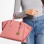 Michael Kors Avril Bag Sunset Rose NWT Photo 1