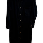 Free People  Black Maxi Shirt‎ Dress Sheer Gauzy Size M Boho Beachy Swim Coastal Photo 0