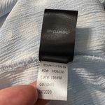 Torrid Crop Top 1X Blue White Off Shoulder V-Neck Tie Dye Gauze Lightweight Photo 8