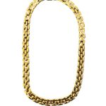 Vintage Napier Designer Patent Gold Tone Choker Necklace 16” Photo 3