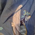 Disney Characters Blue Button Up Hawaiian Shirt Size XL Photo 6