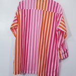 Beach Riot Alexa Sunset Stripes Collared Blouse Swim Cover Photo 3