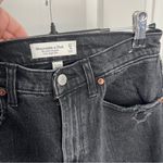 Abercrombie & Fitch Abercrombie The Ankle Straight Ultra High Rise Jeans Curve Love Black 27 4 Short Photo 4