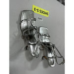 Womans NWOT Modatope Strappy Open Toe Slingback Formal Sandals 10 Silver Photo 2