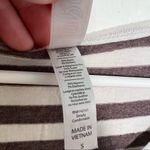 LuLaRoe  Classic T T-Shirt Brown Cream Stripes Photo 10