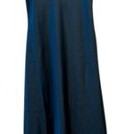 House of Harlow Dark Green Satin Sleeveless Midi Slip Dress Small Cocktail Party Photo 0