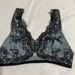 Victoria's Secret Victoria secret Blue/Black lace Bralette Photo 0