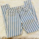Kensie  effortless ankle straight leg skinny ankle pinstripe denim jeans Photo 0