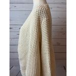 Ann Taylor  Loft Knit Sweater size Large Womens Poncho Lagenlook gold Metallic Photo 8
