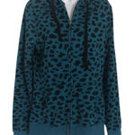 Threads 4 Thought organic sustainable teal hoodie womens size L animal print Size L Photo 0