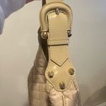 Burberry VINTAGE BROOKE QUILTED TAN NUDE PATENT LEATHER SHOULDER HANDBAG PURSE Photo 7