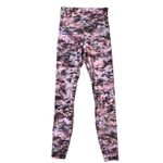 Lululemon Leggings Womens 4 High Rise Pink Brown Abstract Print Yoga LW5DM9S Photo 2