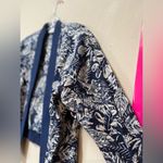 Catalina Vintage Collection Womens 1990s Blue Floral Leaf Blazer Jacket Small Photo 6