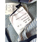 Piazza Sempione NWT  Audrey Crop Pants Seersucker Gray‎ Stripe Cigarette Pant 14 Photo 8