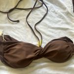 Commense Bow Knot Bikini Set size small Brown Photo 2