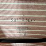 American Eagle  Outfitters Soft and Sexy Pink Striped Shirt Photo 2