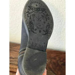 BORN BLACK LEATHER BOOTS Military Style Zipper Buckle Women 6.5 Medium Photo 11