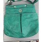 Relic  Adjustable Crossbody Green Purse Classic Zipper Logo Soft Women's Photo 11