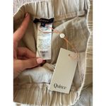 Quince  NWT 100% European Linen Pants in Driftwood Tan Size Small Photo 7