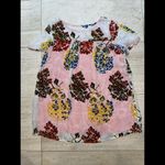 Maeve  ANTHROPOLOGIE Burnout Velvet Floral Semi Sheer Overlay Top‎ S Silk Blend Photo 4