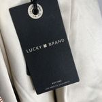 Lucky Brand NEW  Faux Fur Hooded Zip Jacket in Beige Leopard Women's Size XS Photo 8