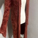 Free People  Rust Long Cardigan Photo 6