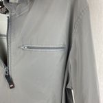 Ralph Lauren  Polo Gray Windbreaker Hoodie Long Sleeve Shacket Jacket M Photo 3