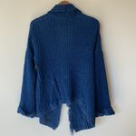 Free People I'll Be Around Cardigan Sz Small Blue Photo 2
