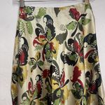 Ideology  Women’s Size 4P Silk Skirt Floral Tie Back High Low Petite Photo 3