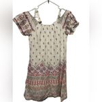 Lapogee flower print cold shoulder dress size medium Photo 7