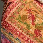 Farm Rio Mixed Scarves Satin Slip Midi Skirt, Size XS Photo 13