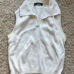 Brandy Melville  Cream Sweater Vest Photo 0