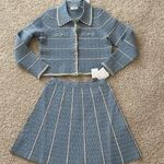 Sandro knit Jacket & flare skirt set. S Photo 3