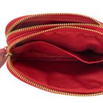 Coach Sadie Shoulder Bag In Bright Cherry Leather Photo 8