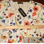 NORACORA XL Floral pullover short sleeved dress polyester NEW festival cottage Photo 6