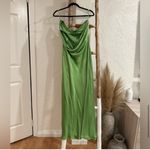 Revolve Bec + Bridge Moon Dance Green Strapless Maxi Dress Photo 4