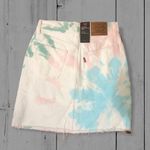 Levi's  Deconstructed Tie Dye Denim Skirt (Juniors)‎ Photo 1