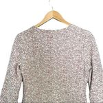 Anthropologie Maeve Dress Tweed Bell Sleeve Retro Sheath Cream & Red Mini Mod Dress Size Small Photo 5