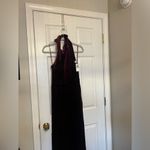 1. State NWT  Mock Neck Halter Jumpsuit in Port Photo 5