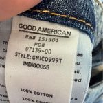 Good American Blue Distressed Straight Leg Jeans Womens 30 High Rise Casual Fall Photo 10