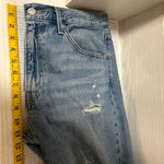 Levi's Big E Pants Women Size 30 Blue Denim Jean Baggy Dad Barrel Wide Distressed Photo 10