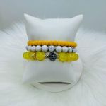 The Lemon Beaded Bracelet Yellow Photo 3